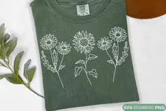 Sunflower SVG | Wildflowers SVG | Summer SVG | Spring Flower Product Image 1