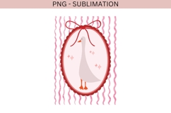 Funny pink goose png design for T-shirts Product Image 2
