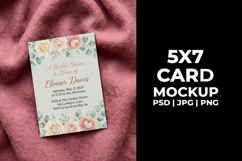 Boho Neutral Wedding, Bridal &amp; Baby Shower Invitation PSD Product Image 1