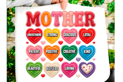 Mother's Day PNG, She is Mom PNG, Faux Yarn PNG Mama Product Image 4