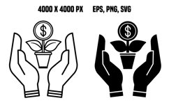 Holding Stocks Icons Product Image 1