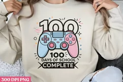 100 DAYS OF SCHOOL COMPLETE PNG, 100 Days Of School Sublimat Product Image 3