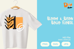 Bloom &amp; Bison Boho Floral Monogram Product Image 1
