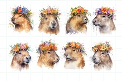 Capybara Watercolor Sublimation Bundle Png Product Image 2