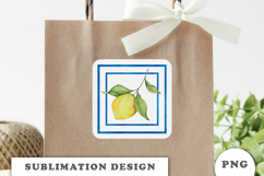 Watercolor Lemons composition png Product Image 2