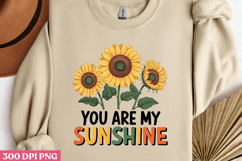You Are My Sunshine PNG,Wildflowers Sublimation Product Image 3