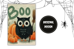 Boo Halloween Garden Flag, Happy Halloween Garden Flag Product Image 2