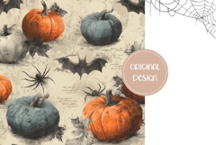 Spooky Halloween Backgrounds, Halloween Pumpkins PNG Product Image 2