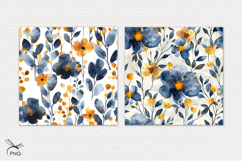 Floral digital paper, background clipart Product Image 2