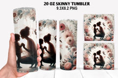 Mother&#039;s Day Skinny Tumbler 20oz Wrap Design Product Image 1