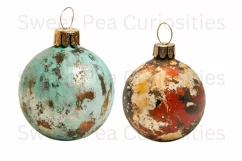 Christmas, Vintage Ornaments, Ephemera, PNG, Clipart Product Image 2