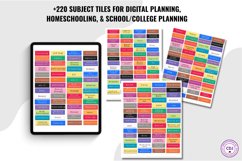 Class Subject Word Tile Stickers Product Image 2