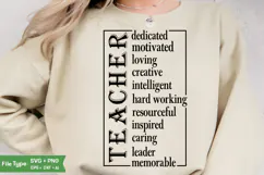 Teacher SVG, Back to School SVG, Teacher PNG Design Product Image 2