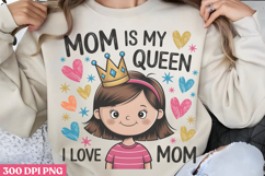 Floral Mama Mom Sublimation PNG Product Image 1