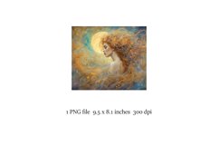 Magic fantasy sublimation for mouse pad, Klimt style Product Image 2