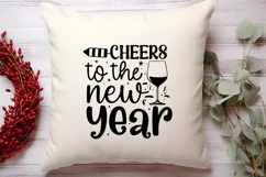 Cheers to the new year SVG, Happy New Year SVG Product Image 2