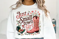 Just a small town Girl Svg Design | Shirt Svg Product Image 1