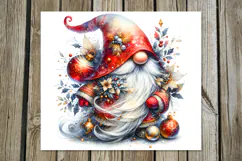 Christmas gnomes | Watercolor xmas tumbler sublimation P Product Image 2