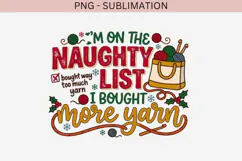 Christmas crochet png design for T-shirts Product Image 2