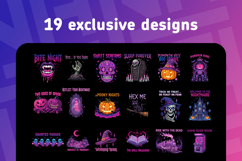 2025 pixel art Halloween T-Shirt png bundle Product Image 2