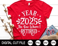 Christmas 2025 SVG, Funny Christmas, Retirement Ornaments Product Image 3