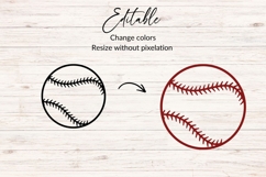 Baseball Ball SVG, Sports SVG Product Image 2