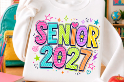 Senior 2027 Graduation PNG Product Image 1