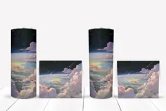 Cosmic Sky Tumbler Wrap, Space Tumbler Sublimation Product Image 2