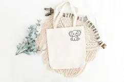 Cute Baby Elephant Embroidery Design Product Image 3