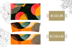 Retro Tumbler Print, Retro 40 Oz Tumbler Wrap Design Product Image 2