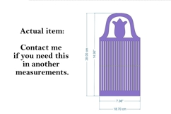 Rigid heddle loom with horse engraving digital file table Product Image 2