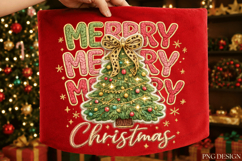 Coquette Floral Merry Christmas Png Product Image 3