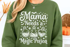 Mama Needs A Magic Potion Svg, Halloween Mom Svg. Product Image 3