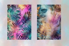 Watercolor Tropical Leaves Wall Art ,Jpg 12x18 inch Product Image 2