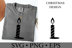 Christmas Candle Svg | Christmas svg | Shirt Svg Product Image 1