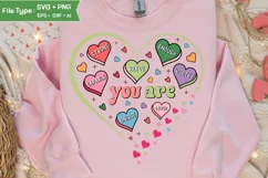 Self Love Valentine PNG Heart Christian | Valentine Quote Product Image 3