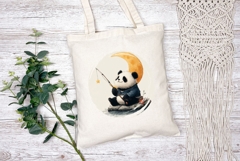 Cartoon Panda Illustration, Panda PNG, Animals PNG Product Image 2