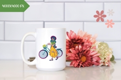 Hand Drawn Summer Girl Illustration, Summer Girl PNG Product Image 2