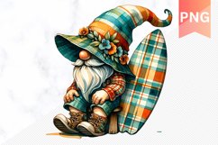 Summer Gnome Sublimation - Clipart PNG Product Image 1