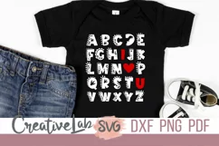 Valentine Alphabet I Love You, Kids Valentine SVG Product Image 1