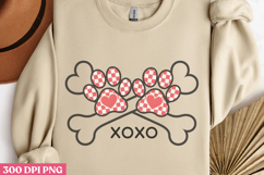 xoxo Png, Valentine Dog Sublimation PNG Product Image 2