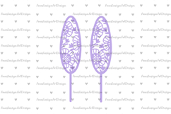 Easter bunny ears topper, Easter decoration laser cut Product Image 2