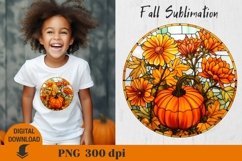 Fall Sublimation, Stained glass Sublimation, pumpkin Product Image 12