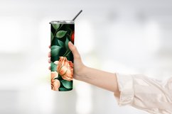 Rose flowers tumbler wrap design Product Image 2