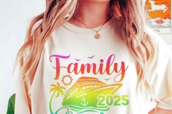 Family Cruise 2025 SVG | Summer Vacation | Family Trip shirt Product Image 2