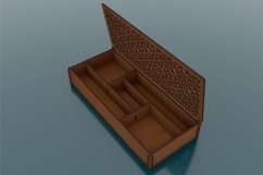 Laser Cut Storage Box Svg Files, Glowforge Cut Files Product Image 2