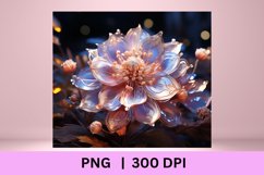 3d Flower Sublimation Tumbler, 3d Sublimation Tumbler Wrap Product Image 2