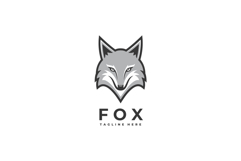 Fox Head Logo Design Vector Illustration Product Image 2