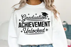 Graduation Achievement Unlocked svg | Graduation | Shirt Svg Product Image 1
