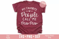 My Favorite People Call Me Maw Maw SVG Product Image 2